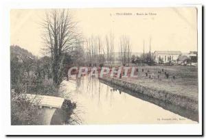 Tillieres Old Postcard edges of & # 39Avre