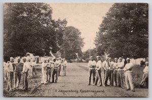 Denmark I Jaegersborg Kasernegaard Soldiers Barracks Military Camp Postcard A43