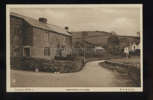 TQ3426 - Sussex - Early view of Houses in Compton Village - Tuck's postcard