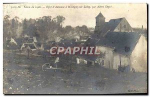 Old Postcard Salon 1908 Effect & # 39automne has Montigny sur Loing Albert Depre