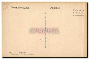 Old Postcard Evreux Navarre General view