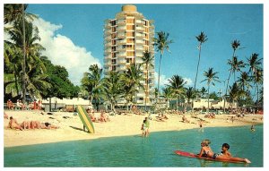 Waikiki Circle Hotel Hawaii's Most Unique Hotel Postcard 1971 Elks Convention