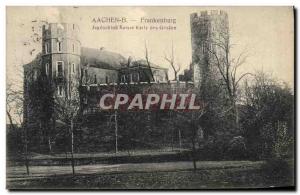 Old Postcard Aachen Frankenburg Advertisement Funken Freres Fabrique d & # 39...