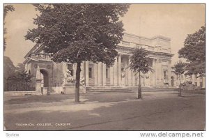 Technical College (Exterior), Cardiff, Wales, UK, 1910-1920s