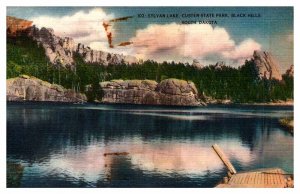 Postcard WATER SCENE Black Hills South Dakota SD AU8005