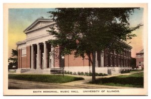 Hand Colored Smith Memorial, Music Hall, University of Illinois, Champaign, IL