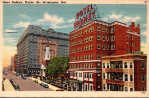 Delaware Wilmington Hotel Rodney Market Street 1948