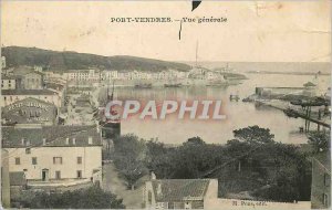 Postcard Old Bridge Vendres General view