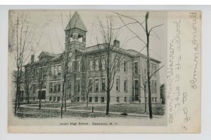 NY - Salamanca. Junior High School    *Private Mailing Card