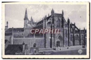 Postcard Old Batalha Portugal Fachada Principal