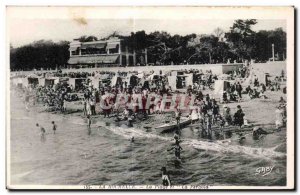 Old Postcard La Rochelle Beach and La Pergola