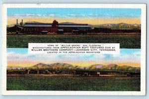 1949 Home Of Miller Brand Oak Flooring Multiview Johnson City Tennessee Postcard