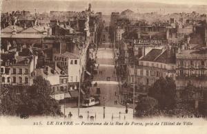 CPA Le HAVRE - Panorama de la Rue de PARIS pris de l'Hotel de Ville (200898)