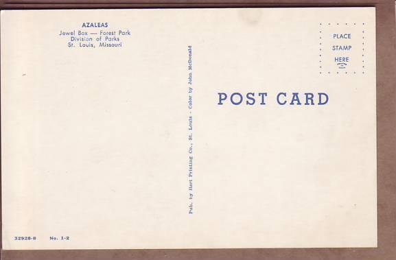 MO St Louis Jewel Box Forest Park