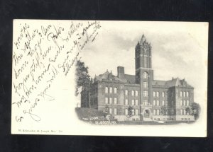 ST. JOSEPH MISSOURI HIGH SCHOOL W. SCHROEDER VINTAGE POSTCARD SAINT MO.