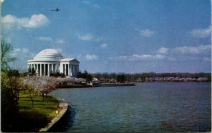 Vtg 1950s Thomas Jefferson Memorial Washington DC Unused Chrome Postcard