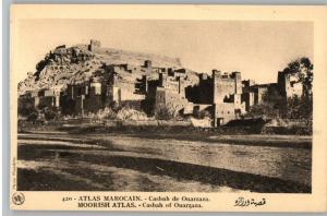 Old Postcard-Moorish Atlas-Casbah of Ouarzaza-Morocco