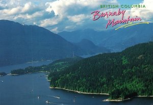 VIEW OF BURNABY MOUNTAIN PARK IN VANCOUVER B.C. CONTINENTAL SIZE DRACULA STAMP