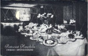 Restaurant Kungsholm Famous Smorgasbord New York City, USA 1946 