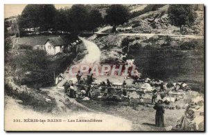 Old Postcard Neris Les Bains Lavandieres