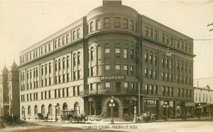 1909 Fargo North Dakota Waldorf Hotel Olson Photo RPPC Postcard