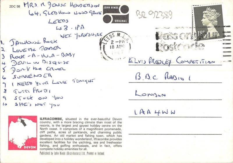 BR92389 outter harbour olfracombe devon ship bateaux  uk