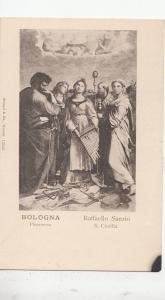 BF18072 raffaello sanzio s cecilia bologna  painting art front/back image