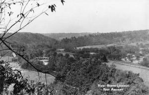 Fort Ancient Ohio Birdseye View Of City Real Photo Antique Postcard K53300