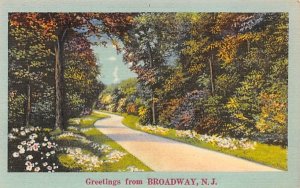 Greetings from Broadway, N. J., USA New Jersey  
