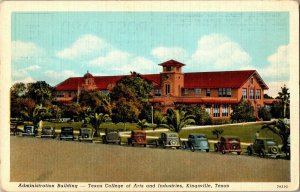 Administration Building, Texas College Arts & Industries Kingsville Postcard F69