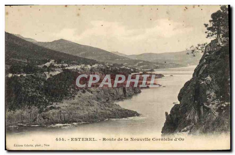 Old Postcard Esterel Road New Corniche d'Or