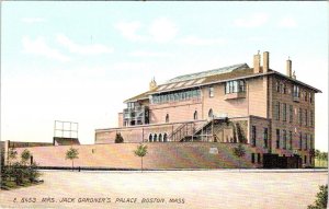 Boston, MA Massachusetts  MRS JACK GARDNER'S PALACE HOME  ca1910's Postcard