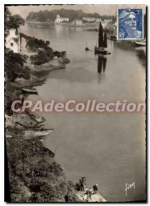 Old Postcard Douarnenez Finistere Estuary Poul David