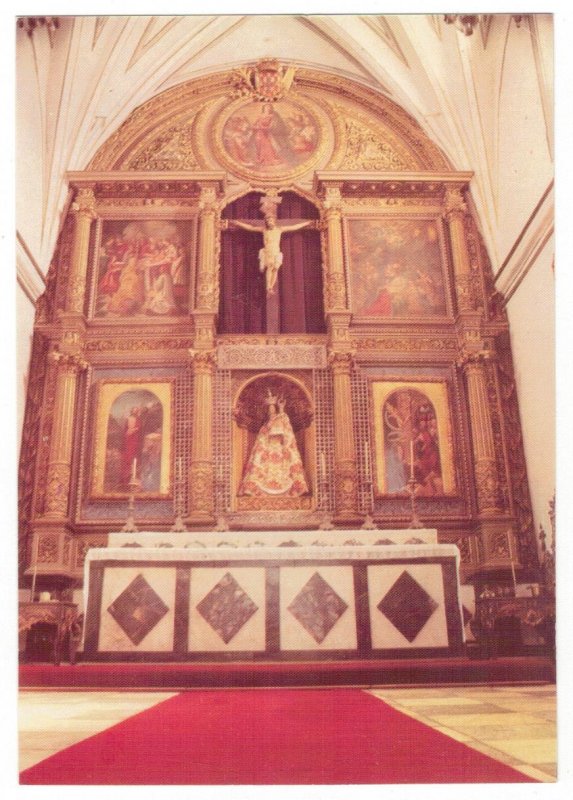 Postcard Portugal 1975 Vila Vicosa Church Sanctuary