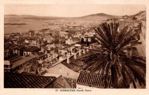 Gibraltar North Town Vintage Postcard 09.82