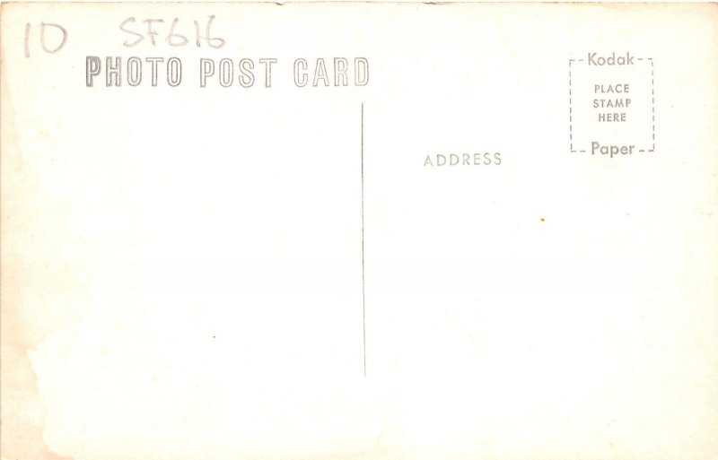 J61/ Rapid City South Dakota Postcard RPPC c1950s Black Hills Cabins Cafe 144