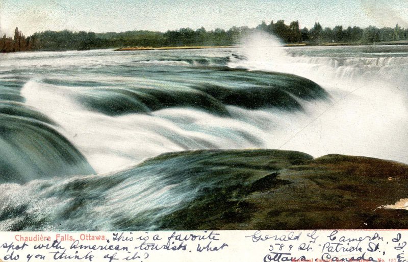 Canada - ON, Ottawa. Chaudiere Falls