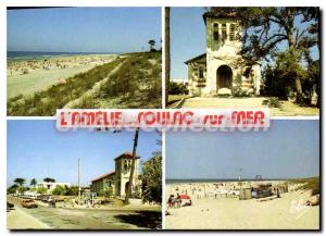 Modern Postcard Amelie Soulac Sur Mer The large beach instead the church and ...