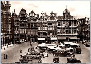 Maisons Des Corporations Brussels Belgium Guilds Real Photo RPPC Postcard