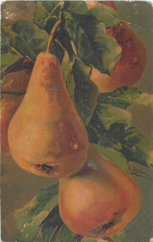C. Klein pears fruits pastell