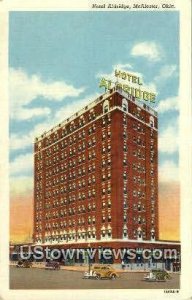 Hotel Aldridge - McAlester, Oklahoma