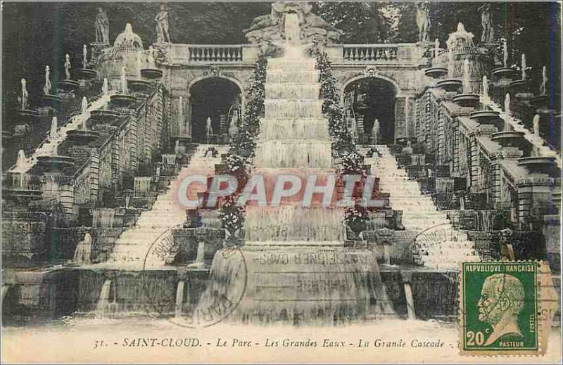 Postcard Old Saint Cloud Park Many Waters Great Cascade