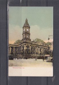VICTORIA, MELBOURNE, TOWN HALL, c1910 ppc., unused.