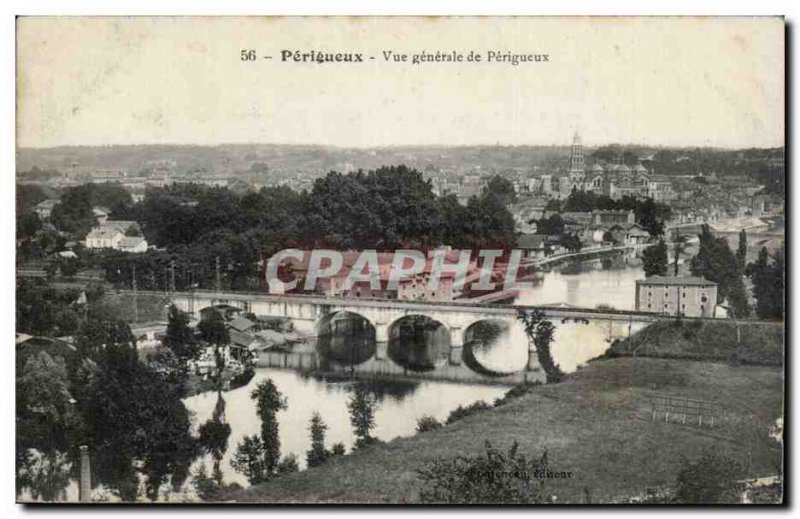 Old Postcard General view of Perigueux