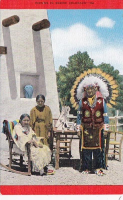 Indians In Scenic Colorado