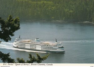 B.C. , Canada , 1960-80s ; Ferry M.V. QUEEN of SURREY ; Version-2