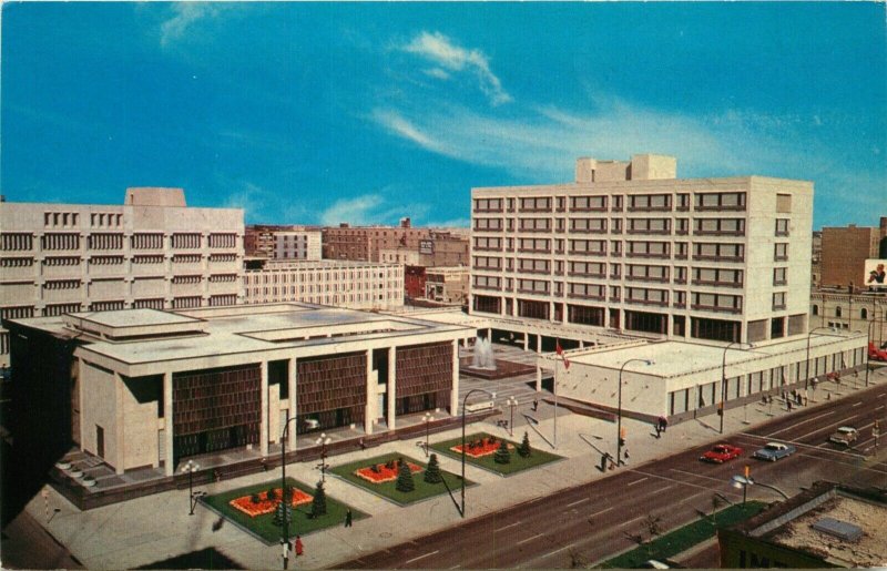 Civic Centre Complex - Winnipeg, Canada Vintage Postcard