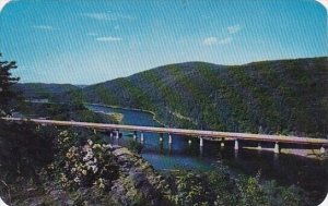 Pennsylvania Allentown The New Delaware Water Gap Bridge In the Scenic Pocono...