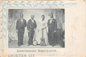 Amerikaanach, Neger Quartet Postcard