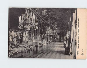 Postcard Palazzo Reale Sala dei pranzi di Danlele Seyfer Turin Italy